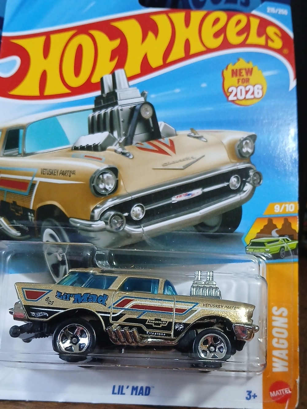 Hot Wheels Lil' Mad Hot Wheels Car — Metallic Gold